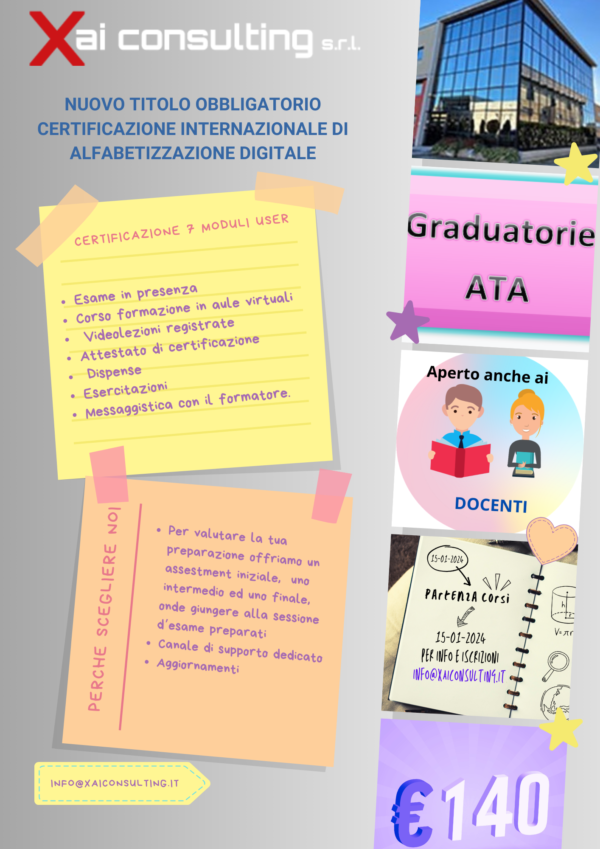 Certificazione Internazionale di Alfabetizzazione Digitale